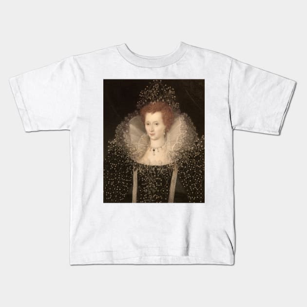 Elizabeth I, Queen of England (C028/9500) Kids T-Shirt by SciencePhoto